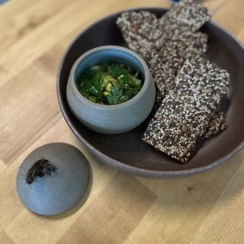 Snow Monkeys - Pistachio dip and homemade crackers - Japanese Near Me - Johns Island, South Carolina