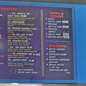 Ike's Love & Sandwiches - Veggie menu board - Sandwiches Near Me - Mountain View, California Ike's Love & Sandwiches - Veggie menu board - Sandwiches Near Me - Mountain View, California