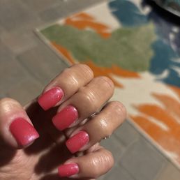 Finished nails Finished nails