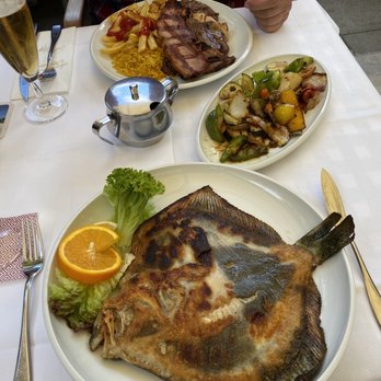 Adria Grill - Steinbutt mit Grillgemüse und Bauernteller - Serbo Croatian Near Me - Berlin, BE