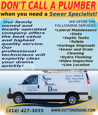 Sutter Sewer and Drain Logo