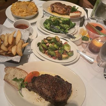 Steakhouse 85 - Delmonico Dry Aged, Free Range Pork Chop, Steak Cut Fries Lobster Mac and Cheese, Seasonal bacon and Brussels. - Steakhouses Near Me - New Brunswick, New Jersey Steakhouse 85 - Delmonico Dry Aged, Free Range Pork Chop, Steak Cut Fries Lobster Mac and Cheese, Seasonal bacon and Brussels. - Steakhouses Near Me - New Brunswick, New Jersey