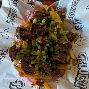 Bludso's BBQ - Loaded fries with buffalo brisket - Barbeque Near Me - Los Angeles, California