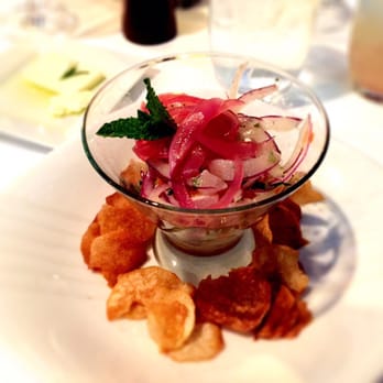 John Ash - Sea bass ceviche - American Near Me - Santa Rosa, California John Ash - Sea bass ceviche - American Near Me - Santa Rosa, California