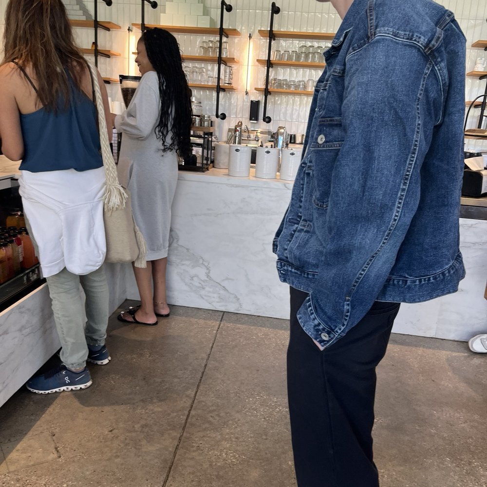 Customers WAITING to be just be acknowledged by staff. Customers WAITING to be just be acknowledged by staff.