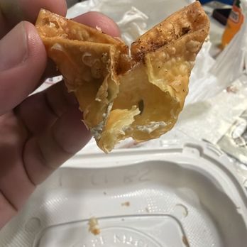 Panda Express - No cream cheese and fried too much rangoon - Chinese Near Me - Mission Viejo, California Panda Express - No cream cheese and fried too much rangoon - Chinese Near Me - Mission Viejo, California