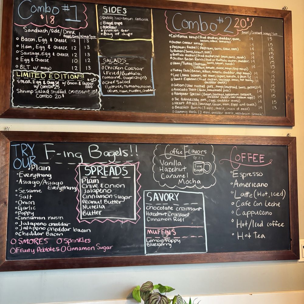 F-ing Bagels - Menu - Coffee & Tea Near Me - Islamorada, Florida F-ing Bagels - Menu - Coffee & Tea Near Me - Islamorada, Florida