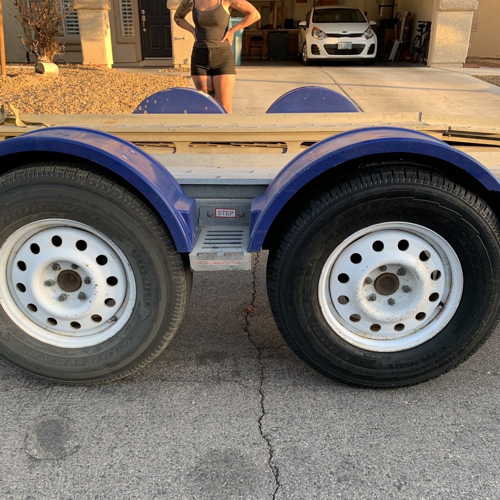 Budget - The new tire we had to get replaced - Car Rental Near Me - Las Vegas, Nevada
