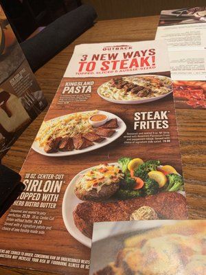 Menu photo 5 Outback Steakhouse Frisco, TX Menu photo 5 Outback Steakhouse Frisco, TX