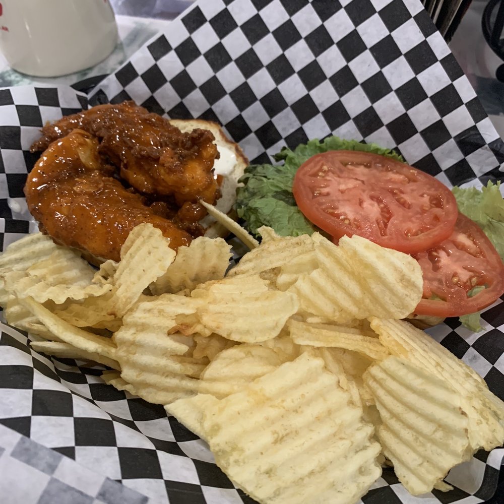 Ozark Cafe - Spicy Chicken Sandwich - American Near Me - Jasper, Arkansas