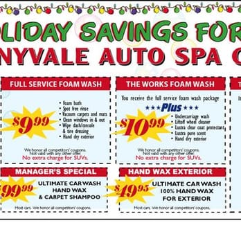 Sunnyvale Auto Spa - Coupon from ValPack - Car Wash Near Me - Sunnyvale, California Sunnyvale Auto Spa - Coupon from ValPack - Car Wash Near Me - Sunnyvale, California