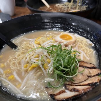 Daruma - miso butter, tonkotsu (not spicy) in background - Ramen Near Me - Mesa, Arizona Daruma - miso butter, tonkotsu (not spicy) in background - Ramen Near Me - Mesa, Arizona