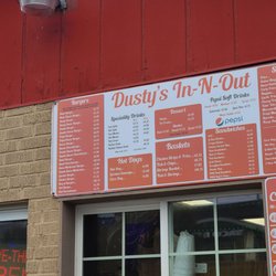 Dusty's In-N-Out - Outside sign