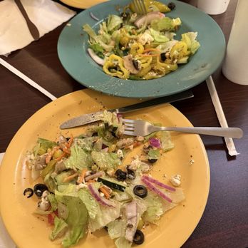 Carolina Pizza - Greek salad - huge and so good! - Salad Near Me - Newland, North Carolina Carolina Pizza - Greek salad - huge and so good! - Salad Near Me - Newland, North Carolina