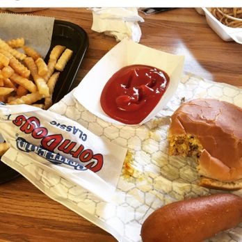 Dexter Queen - a hot dog, fries, and ketchup - Barbeque Near Me - Dexter, Missouri Dexter Queen - a hot dog, fries, and ketchup - Barbeque Near Me - Dexter, Missouri