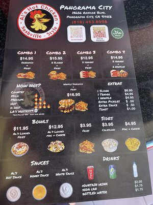 Menu photo 2 Al's Hot Chicken San Fernando Valley, CA Menu photo 2 Al's Hot Chicken San Fernando Valley, CA