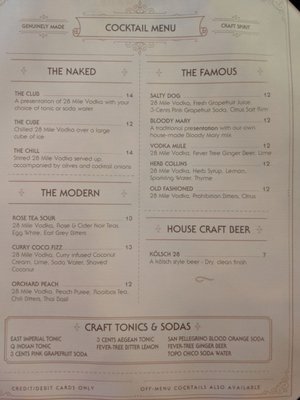 Menu photo 4 28 Mile Distilling Highwood, IL Menu photo 4 28 Mile Distilling Highwood, IL