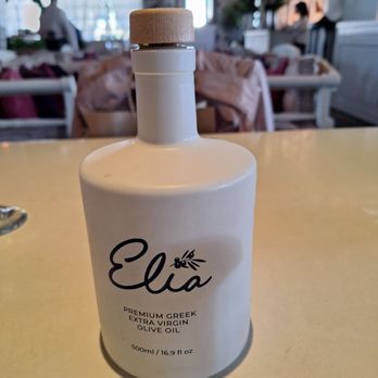 Elia Mediterranean Restaurant - Greek olive oil at each table - Mediterranean Near Me - East Rutherford, New Jersey Elia Mediterranean Restaurant - Greek olive oil at each table - Mediterranean Near Me - East Rutherford, New Jersey