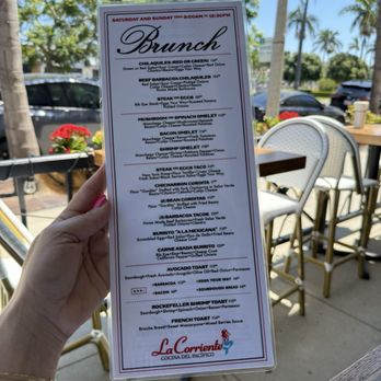 La Corriente - Brunch menu - Seafood Near Me - Coronado, California La Corriente - Brunch menu - Seafood Near Me - Coronado, California
