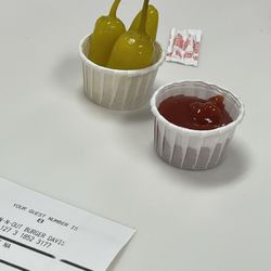 In-N-Out Burger - Peppers: when you bite into them they spill juice everywhere