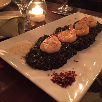 Burrata - Squid ink pasta and shrimp - Italian Near Me - Philadelphia, Pennsylvania Burrata - Squid ink pasta and shrimp - Italian Near Me - Philadelphia, Pennsylvania