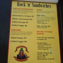 Rock 'n' Sandwiches