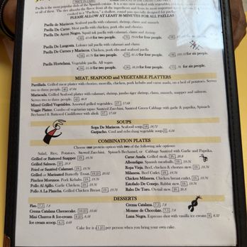 Picaro - Paella menu - Spanish Near Me - San Francisco, California Picaro - Paella menu - Spanish Near Me - San Francisco, California