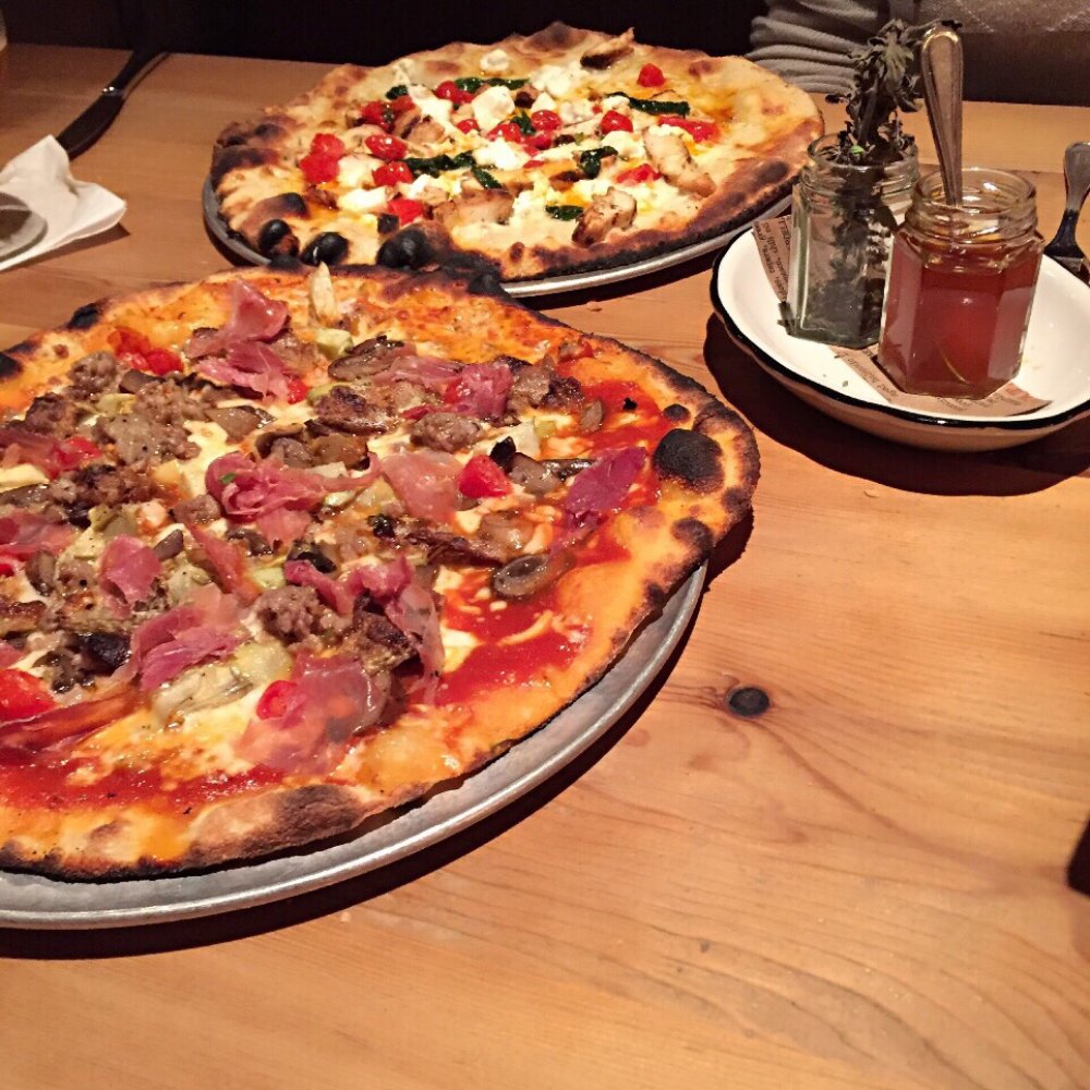 Taverna - Amazing pizzas, I customized mine because i needed more meat hehe - Italian Near Me - Newark, Delaware Taverna - Amazing pizzas, I customized mine because i needed more meat hehe - Italian Near Me - Newark, Delaware