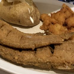 Whole catfish plate