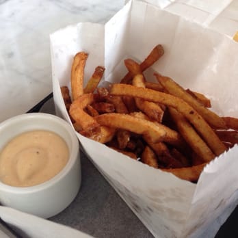 Phil's Burger - Fries and dip. - Burgers Near Me - Stockholm, Alberta