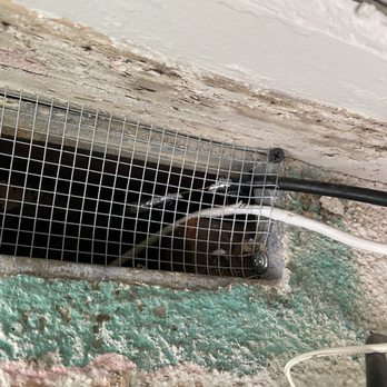 American Structural Pest Control West - Rat Chewed cable trying to get out after new screen - Pest Control Near Me - Torrance, California American Structural Pest Control West - Rat Chewed cable trying to get out after new screen - Pest Control Near Me - Torrance, California