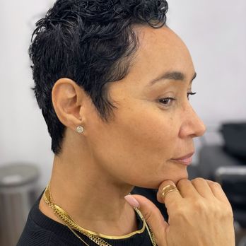 The Attitude Adjuster - classic natural curl pixie - Hair Stylists Near Me - Hollywood, California The Attitude Adjuster - classic natural curl pixie - Hair Stylists Near Me - Hollywood, California