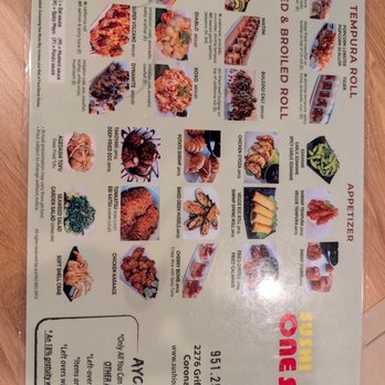 Sushi One Spot - Menu - Sushi Bars Near Me - Corona, California Sushi One Spot - Menu - Sushi Bars Near Me - Corona, California