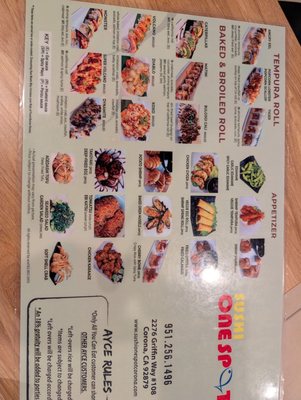 Menu photo 4 Sushi One Spot Corona, CA Menu photo 4 Sushi One Spot Corona, CA