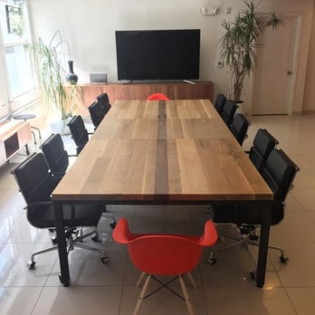 Saint Arbor Custom 3 Pc Detachable Conference Table Oak And