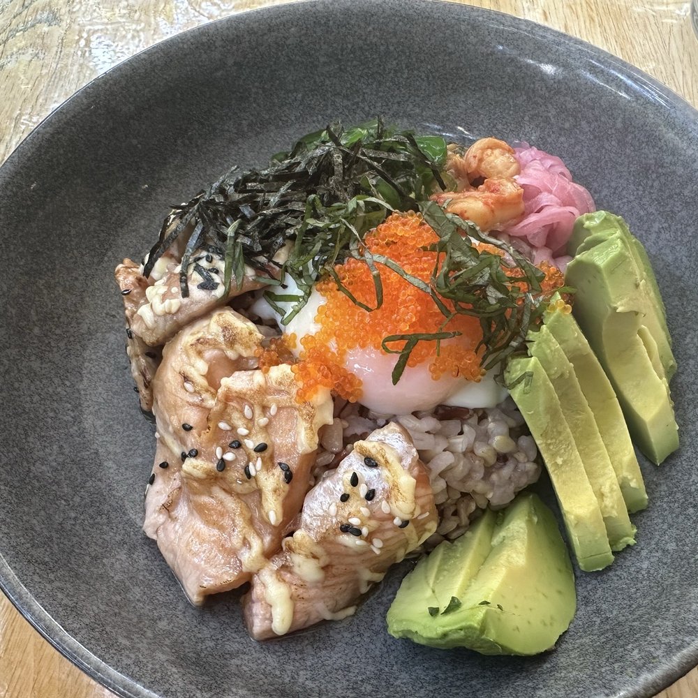 Morris - Salmon bowl, yum! - Cafes Near Me - Paddington, NSW