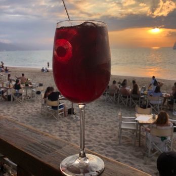 El Barracuda - This is the beach sangria.....more boozy than your normal sangria and satisfying. - Seafood Near Me - Puerto Vallarta, JAL El Barracuda - This is the beach sangria.....more boozy than your normal sangria and satisfying. - Seafood Near Me - Puerto Vallarta, JAL