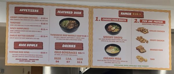Menu photo 3 Bear Noodle Bar Big Bear Lake, CA