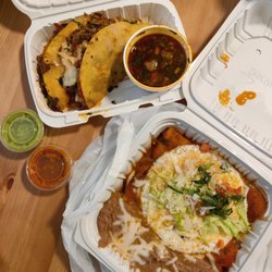 Zocalo - quesabirria and huevos enchiladas