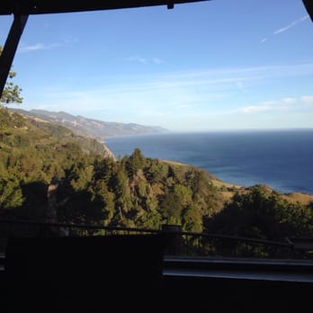 Nepenthe - The view from my table - New American Near Me - Big Sur, California