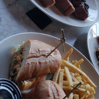 H Cafe - Stuffed French Toast Sampler and chopped cheese sandwich. - Breakfast & Brunch Near Me - Los Angeles, California H Cafe - Stuffed French Toast Sampler and chopped cheese sandwich. - Breakfast & Brunch Near Me - Los Angeles, California