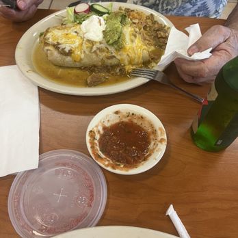 El Corral Baja Grill  - Chile Verde Burrito - Mexican Near Me - Riverside, California