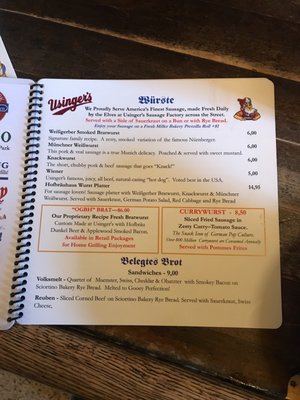 Menu photo 6 Old German Beer Hall Milwaukee, WI Menu photo 6 Old German Beer Hall Milwaukee, WI