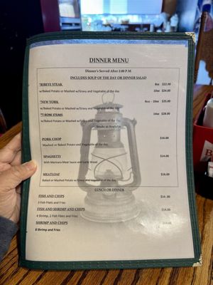 Menu photo 1 Yesterdays Restaurant Chloride, AZ