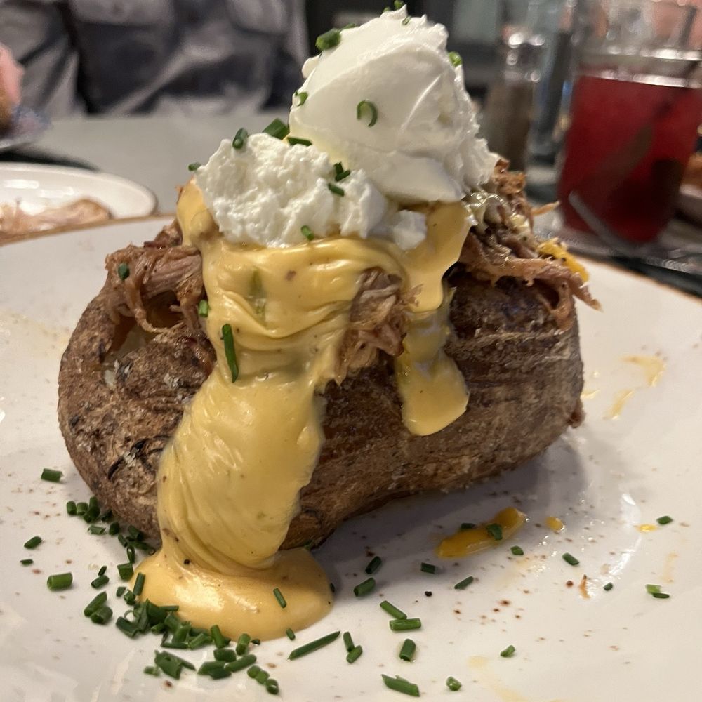 Gus's BBQ - BBQ Loaded Baked Potato - Barbeque Near Me - Porter Ranch, California Gus's BBQ - BBQ Loaded Baked Potato - Barbeque Near Me - Porter Ranch, California