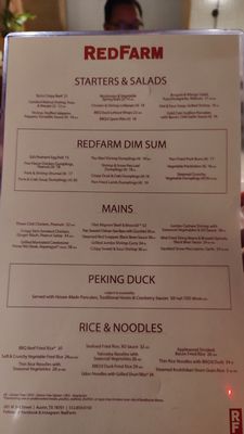 Menu photo 1 RedFarm Austin, TX Menu photo 1 RedFarm Austin, TX
