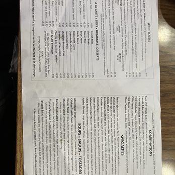 Azteca - Menu - Mexican Near Me - Garden Grove, California