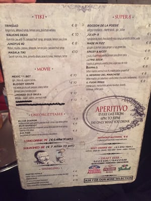 Menu photo 1 8millimetri Rome, RM Menu photo 1 8millimetri Rome, RM