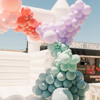 The Simple Luxe - Bounce house with balloon decor - Party Equipment Rentals Near Me - Norwalk, California