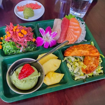 Lotus Lounge - Plate lunch with sashimi - Sushi Bars Near Me - Flagstaff, Arizona Lotus Lounge - Plate lunch with sashimi - Sushi Bars Near Me - Flagstaff, Arizona